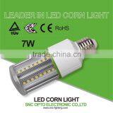 SNC ENEC/TUV/CE/RoHS 7w Led Corn Light 115lm/w thumbnail-2