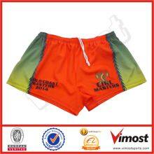 2022 Sublimation Rugby Shorts with White Strings of Good Quality