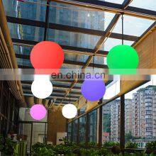Wholesale Led Balls Solar Led Street Lights Mall Magic Color Changing Chandelier Orb Mini Led Plastic Table Lamp Round Ball thumbnail-2