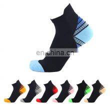 Full Cotton Comfort Basketball Custom Compression Ankle Low Cut Men's Running Socks thumbnail-2