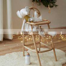 High Quality Rattan Feeding Chair Kids Furniture Retro Boho Child Dinning Chair Best Price Vietnam Manufacturer Wholesale thumbnail-2