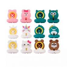 Wholesale Apple watch charging base silicone apple watch cartoon holder