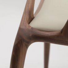 2023 New Design Armchair With Great Sensuality Carved in Wood thumbnail-2