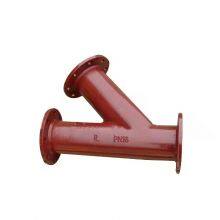 PN10 PN16 PN25 Ductile Iron Fittings All Flanged Tee 45 Degree Angle Branch