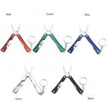 Outdoor Camping Mini Small Portable 9 Kinds of Functions in One Knife Fitter Tool LED Flashlight