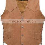 Braided and Laces Leather Vest thumbnail-1