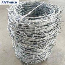 Wholesale BWG 12 14 16 18 Gauge 1000 N Double Strand Wire Fence Galvanized Razor Barbed Wire Coil thumbnail-5