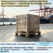 Standard / Non-Standard Molded Wood Pallets Dynamic Load 3T 3 Tons Exempt From Export Quarantine thumbnail-2