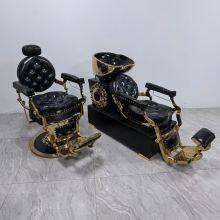 Luxury Beautiful White and Gold Shampoo Chair With Sink & Faucet Reclining Chair for Hair Salon thumbnail-5