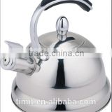 Alloy + Silicone Handle Stainless Steel Whistling Kettle 3.0 Litre