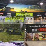 Alum Hexagon Folding Gazebo 3x6m Digital Printing 300g Polyester With Pvc Coating