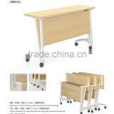 latest design moving folding table with castor