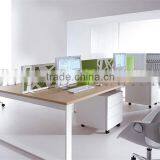 Popular Foshan Furniture Green White Steel Leg Modern Office Workstation(SZ-WS331) thumbnail-3