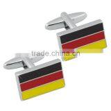 National Flag Cufflinks 925 Sterling Sliver Custom Studs Enamel Cufflinks thumbnail-3