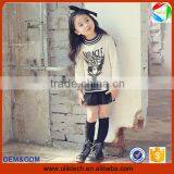 2016 Spring New Korean Style Kids Clothes in Girls' Clothing Set for Lovely Baby Clothing Wholesale Children Dresses(ulik-GC087)