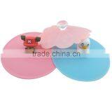 Hot Sell Food Grade Lovely Silicone Coffee Cup Cover Lid,LFGB Siliocne Cup Cover thumbnail-2