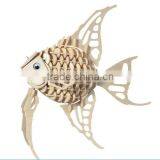 Children's Wooden Fish 3D Jigsaw Puzzle, Toys for Kids