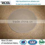 Frosted Round Synthetic Quartz Glass Disc