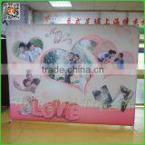 2016 High Quality Media Zipper Pop up Wall Display Stands