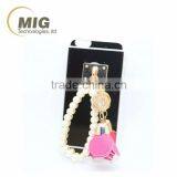 NEW Transparent Tpu and pc Phone Case For Apple Iphone 6S With Ring and Luxury Pearl Rose Mobile Phone Case For Apple Iphone 6 thumbnail-2