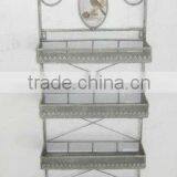 110670WE-T Metal Tiered Wall Rack Shelf