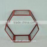 Vintage Wrouhgt Metal Wall Shelf for Flower Stand & Home &garden Decoration thumbnail-4