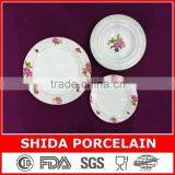 Beautiful Rose 18pcs Fine Porcelain Tableware Dinner Set