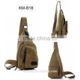 China Hot Sale OEM Designer Canvas Men Chest Bag thumbnail-1