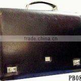 Stylish Men Black Leather Business Bag