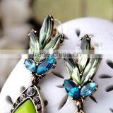 Fluorescence Yellow Drop Acrylic Flower Shaped Latest Trends Earrings thumbnail-3