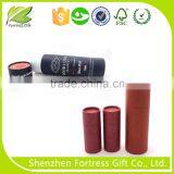 Eco-friendly Black Cosmetic Paper Tube Packaging