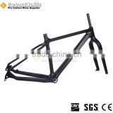 Xiamen cheap CFM608 3K/ UD Toray T700 26er carbon fat bike frame BSA