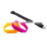 Silicone USB Slap Wrist Usb Flash Disk for Wedding Gift