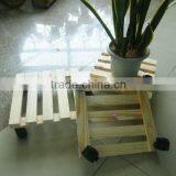 Wooden Flower Pot Trolley