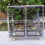 Foldable 15 Trays 15 Pans Stainless Steel 201 Bakery Trolley thumbnail-4