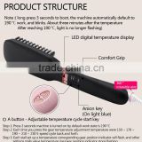 Hair Brush Straightener Digital Anti Static Ceramic Instant Silky Straight Hair Styling Anion Hair Care,Anti-scald