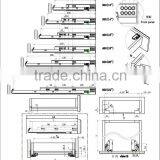 Full Extension Bottom Mounting Soft Close Drawer Slide Channel thumbnail-3
