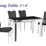 Square Glass Dining Table/glass Dining Table Set for Living Room thumbnail-2