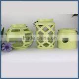 Wholesale different types of ceramic lantern candle holders