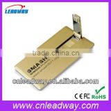Credit card usb 4gb with both sides full color logo print