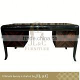 JT01-08 classic white collar office desk with solid wood in living room from JL&C furniture(China supplier)