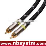 Assembly Type Inerconnect Cable RCA Plug to RCA Plug