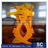 high quality log grapple, wood grapple excavator attachment hot sale