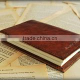 Pure leather journal with engraving and embossed
