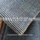 high quality indigo slub knitted denim rib for jeans clothing