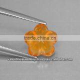 Round Brio Natural Citrine in AAAA Color, Wholesale Gesmstones Lots, Wholesale Cab Lot Natural Citrine Stone thumbnail-1