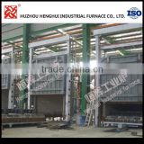 Energy saving tube type electric furnace for heat treatment