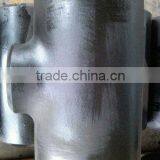 Mild Steel Pipe Fittings Seamless Carbon Steel Tee thumbnail-1