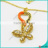 2016 Fashional gold floating pendant necklace wholesale