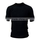 Black Color Rash Guard Short Sleeve thumbnail-1